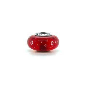 Pandora Red Effervescence Murano Glass Charm 791631CZ